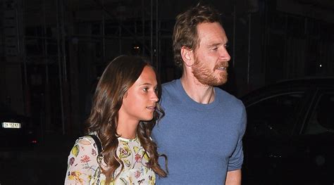 plage alicia vikander|Michael Fassbender and Alicia Vikander enjoy a night out in London